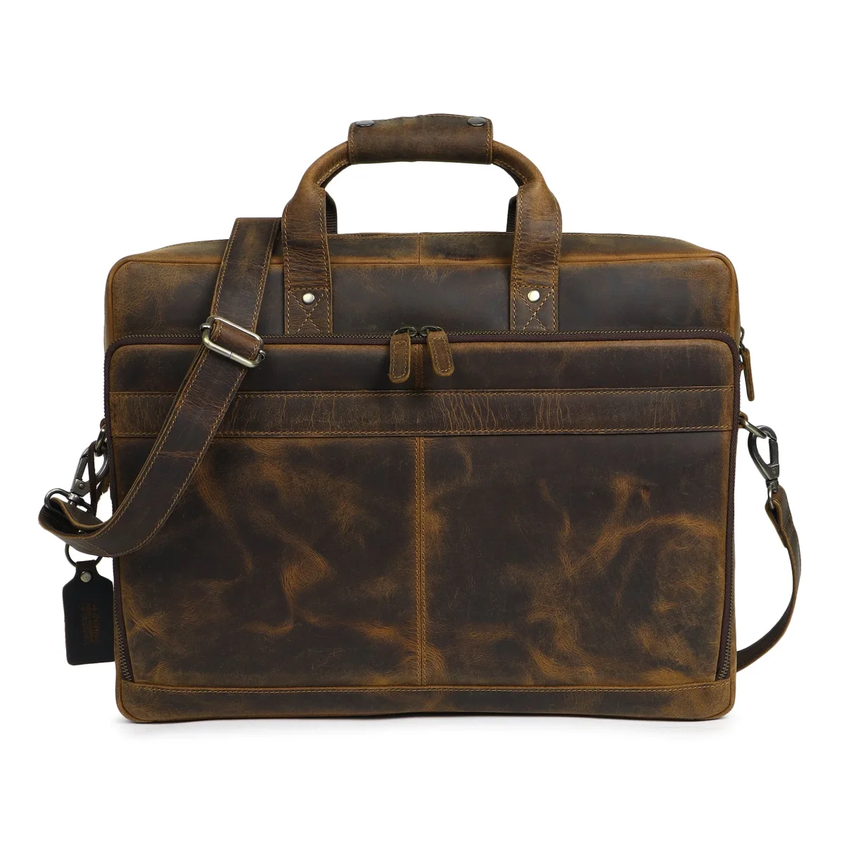 European Hunter Leather Briefcase