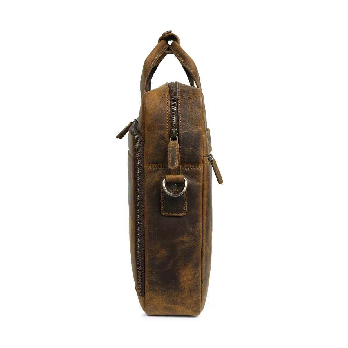 European Hunter Leather Briefcase - Imagen 4