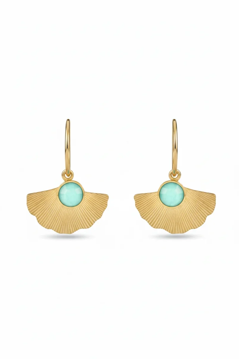 Pendientes Lotto verde agua OUTLET