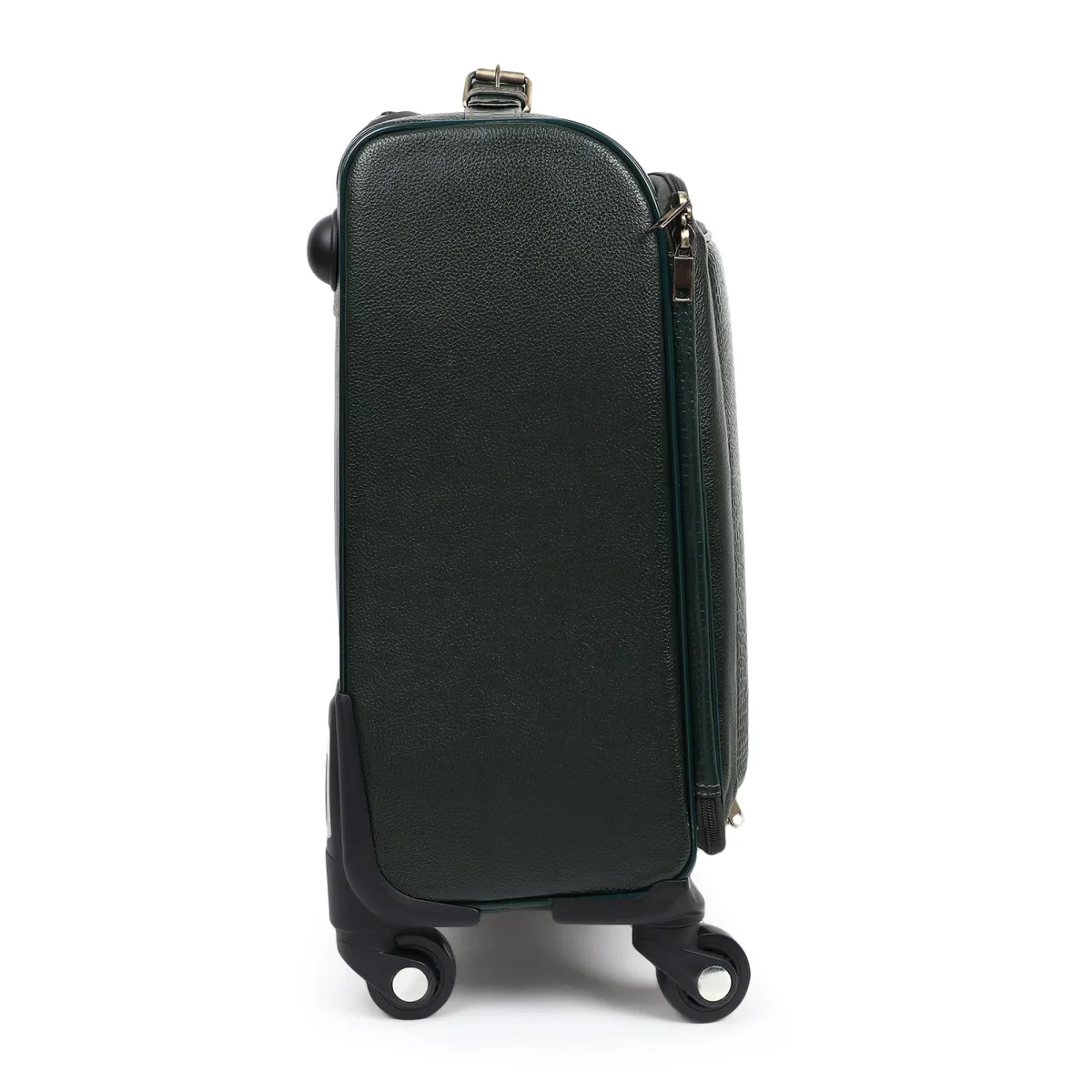Horizon Leather Trolley Suitcase, Green - Imagen 8