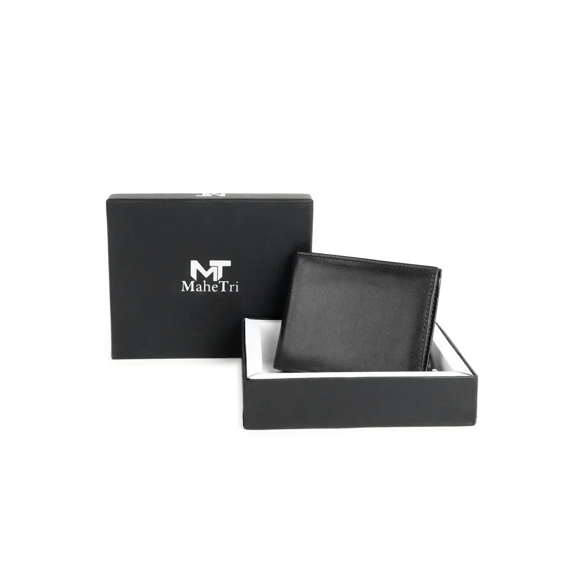 Black Slim Leather Wallet - Limited Edition - Imagen 3