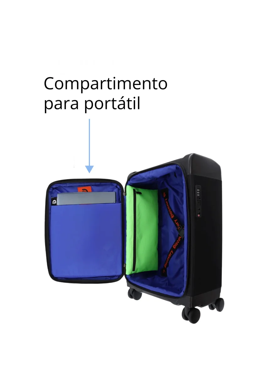 Maleta Cabina con Compartimento para Portátil Motion | 53x37x23 cm | 2,6 Kg | 45L - Imagen 3