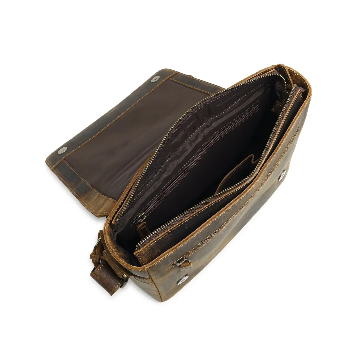 Mewar Leather Satchel Bag - Imagen 4
