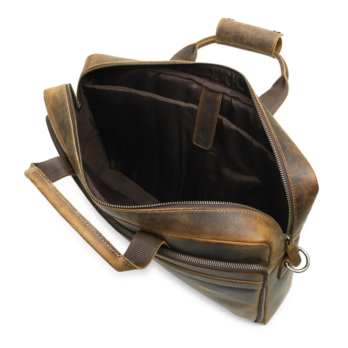 European Hunter Leather Briefcase - Imagen 5