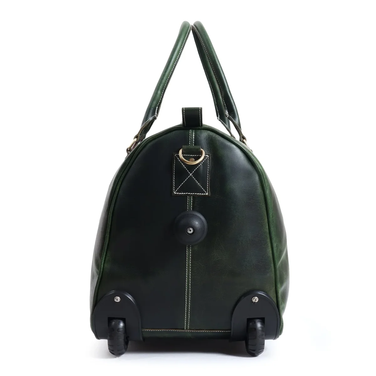 Green Leather Trolley Bag 44L - Imagen 9