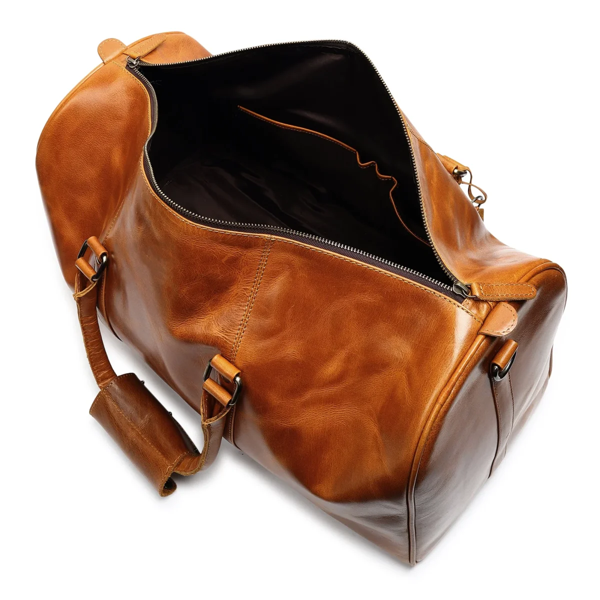 Hudson Leather Duffle Bag - Imagen 6