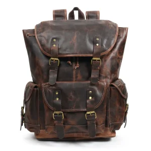 Metro Leather Office Backpack