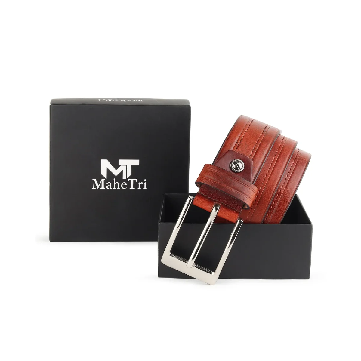 Sterling Leather Belt for Men - Imagen 4