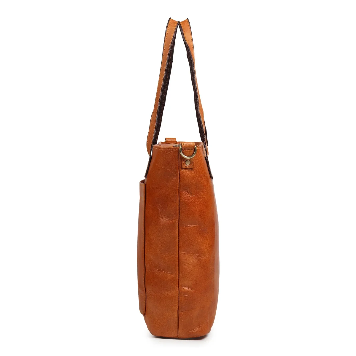 Classic Vertical Leather Tote - Imagen 9