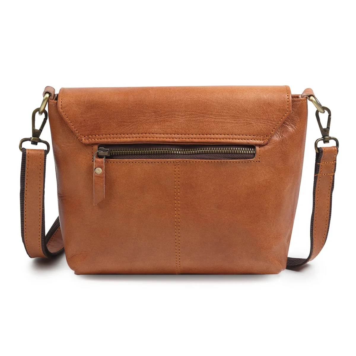 Women’s Mini Tan Satchel Purse - Imagen 6