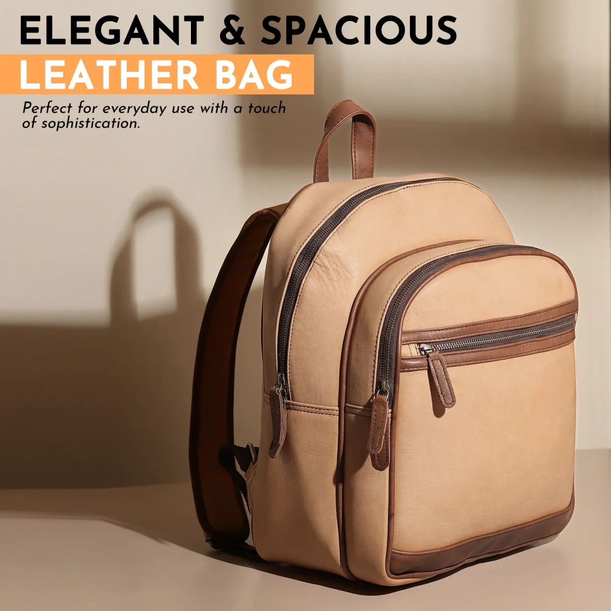 Frontier Leather Backpack - Imagen 4