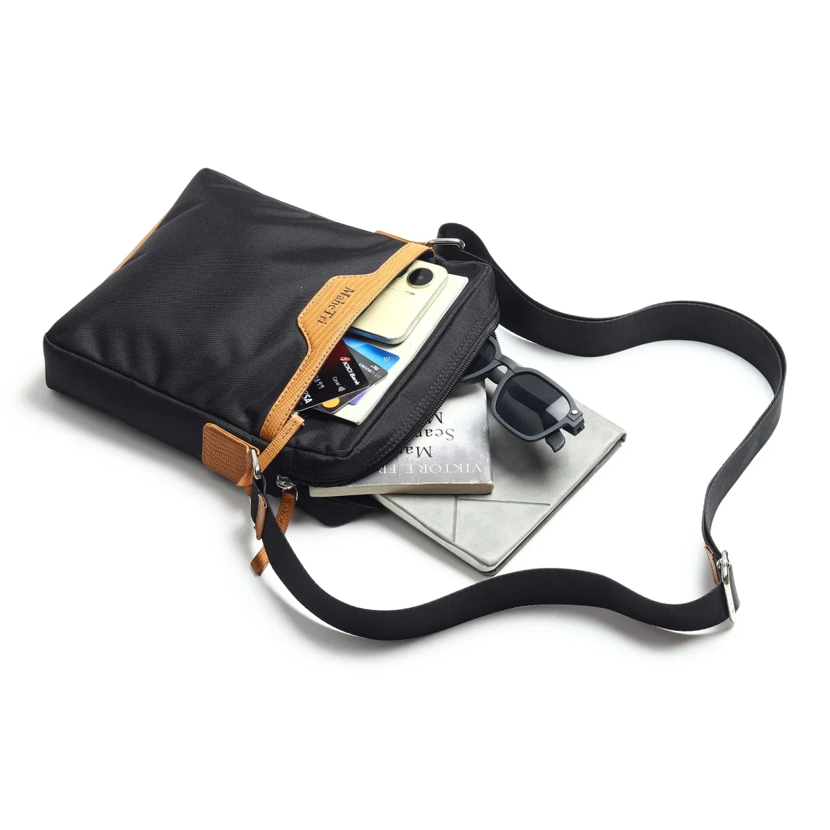 Mark Canvas Side Messenger Bag - Imagen 6