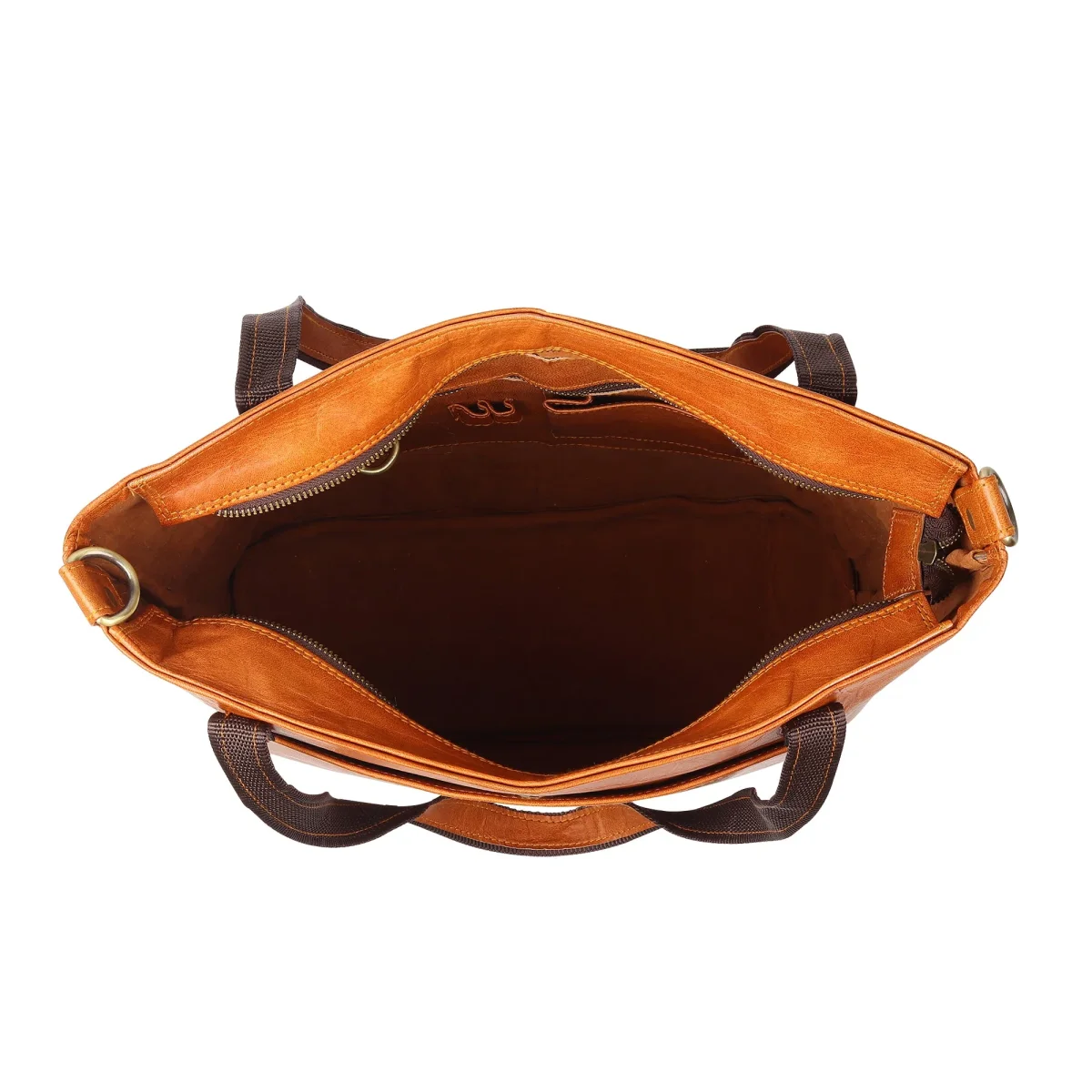 Classic Vertical Leather Tote - Imagen 7
