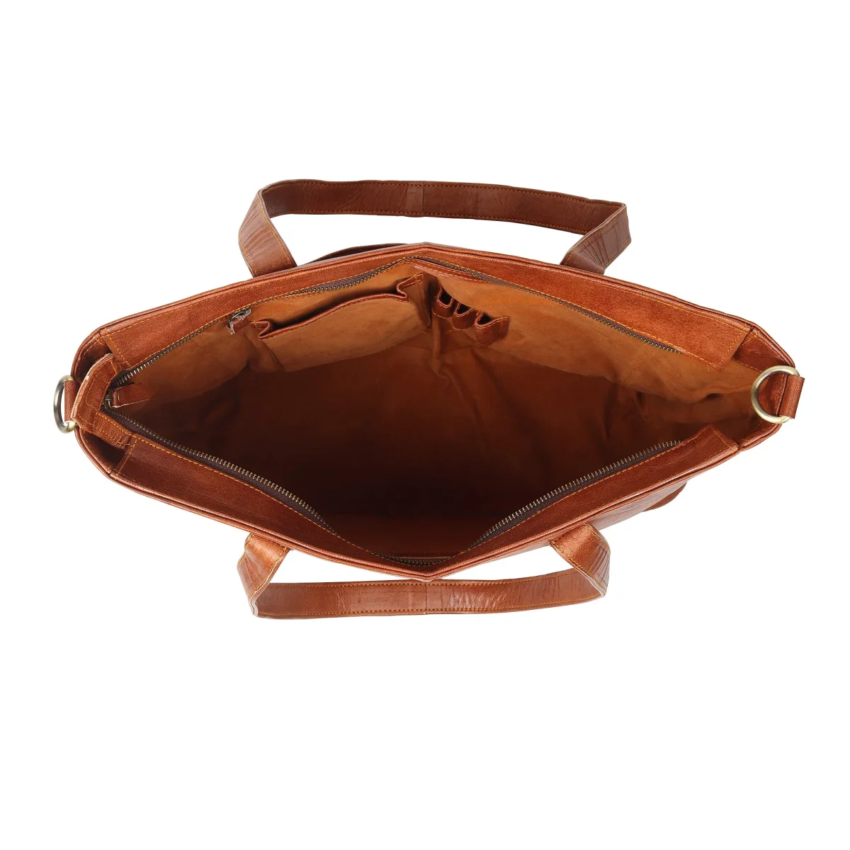 Daily Leather Market Tote - Brown - Imagen 8