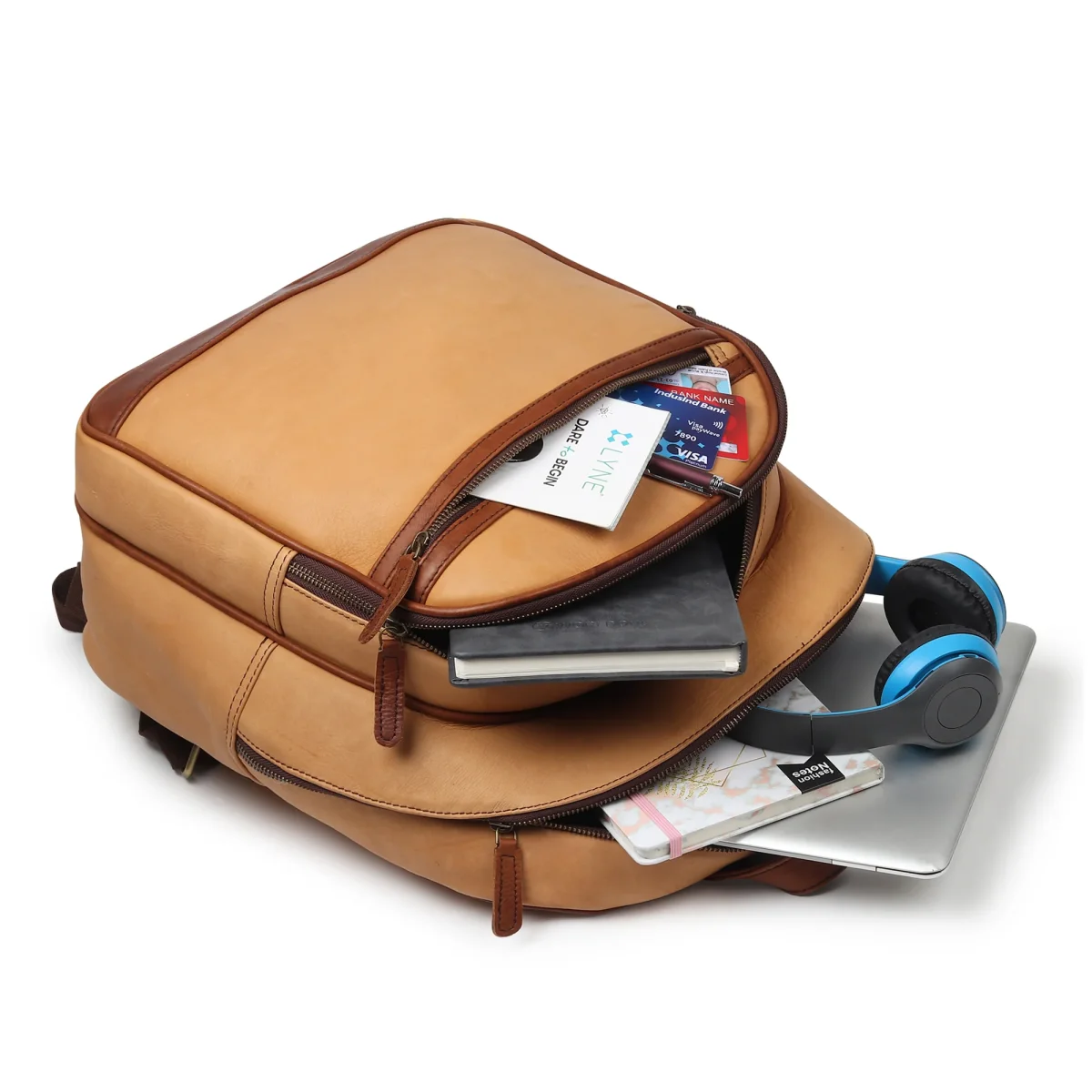 Frontier Leather Backpack - Imagen 5