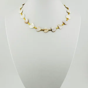Collar Corazones de nácar
