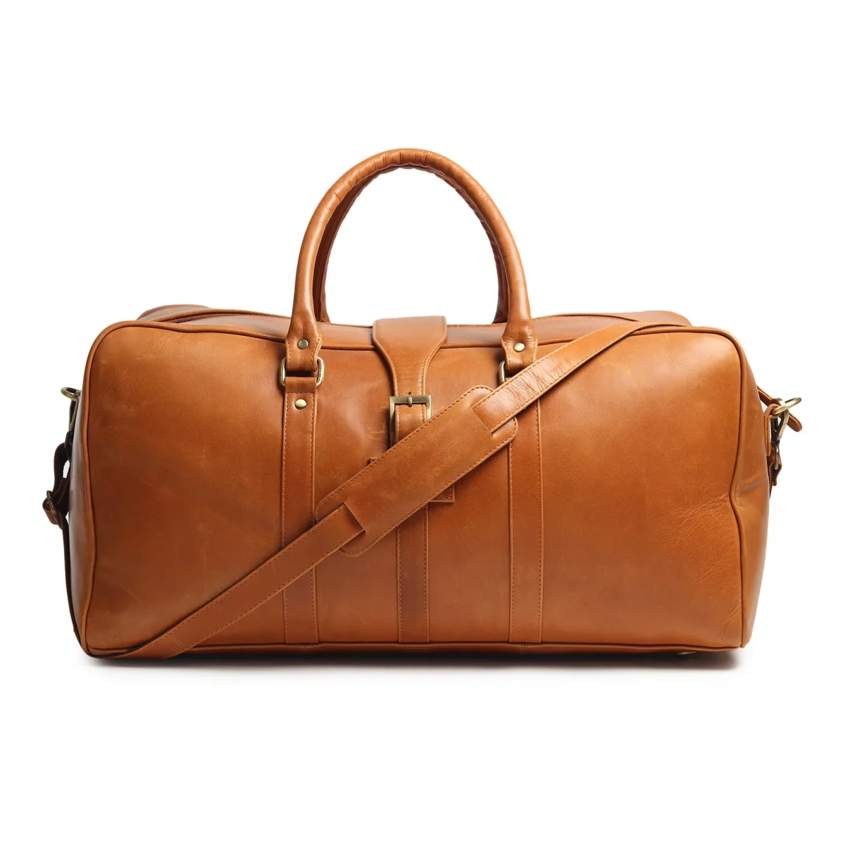 Port Blair Leather Duffle Travel Bag - Imagen 3