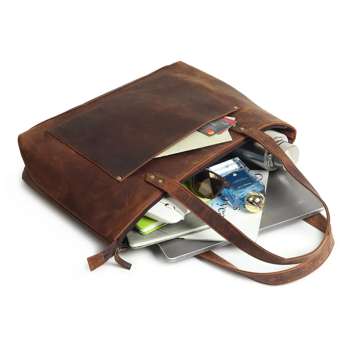 Rachel Large Leather Tote - Imagen 5