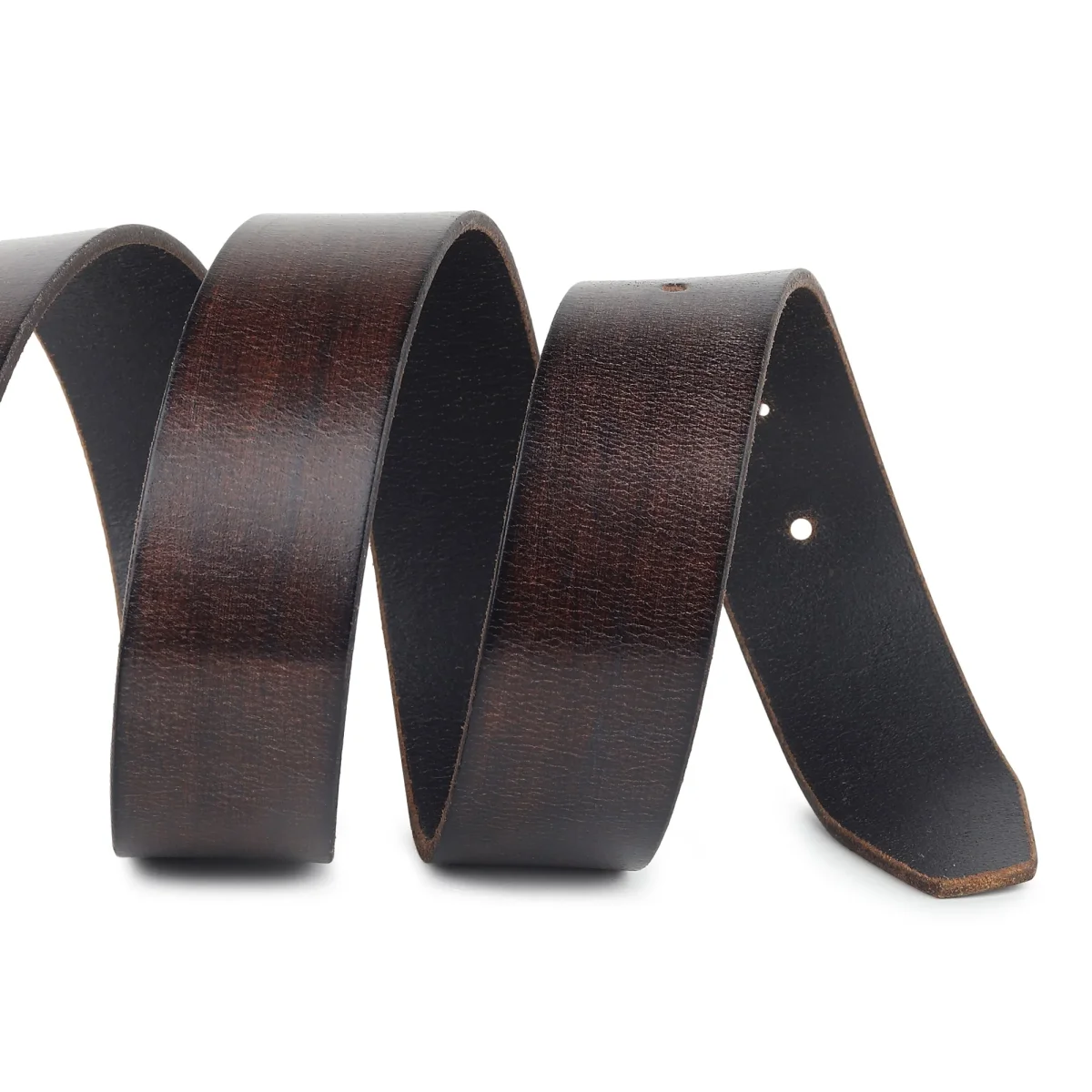 Retro Style Men's Leather Belt - Imagen 3