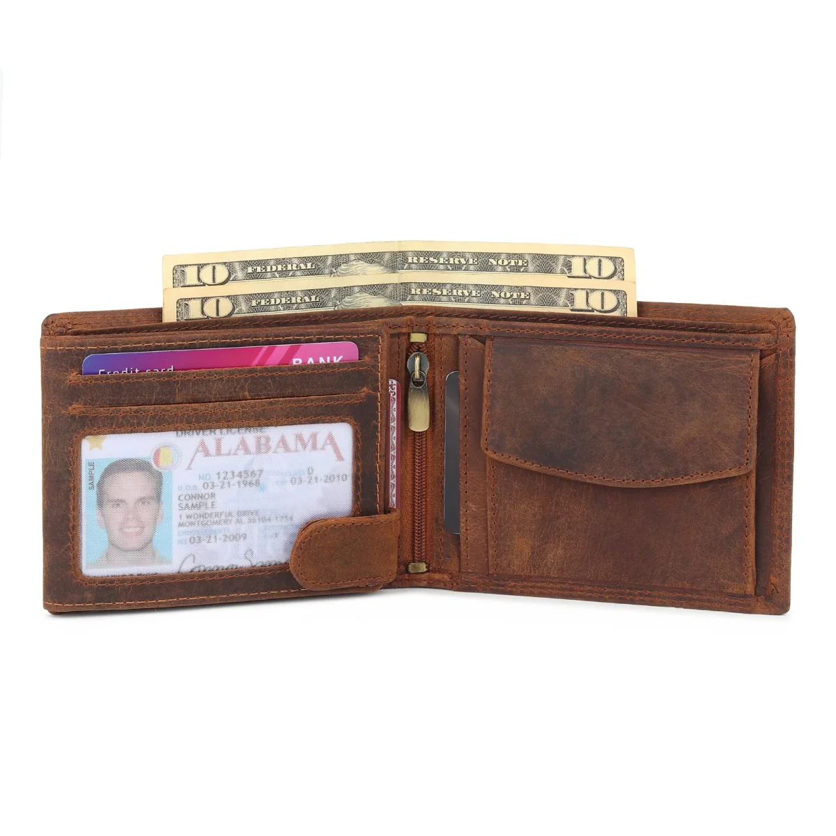 Buffalo Leather Men's Wallet - Hunter - Imagen 9