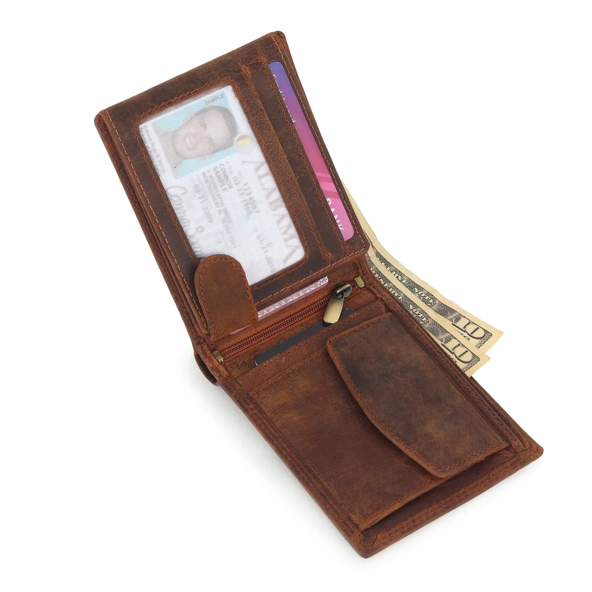 Buffalo Leather Men's Wallet - Hunter - Imagen 4