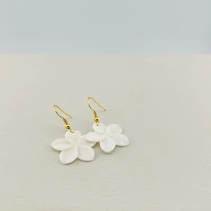 Pendientes Flor nácar
