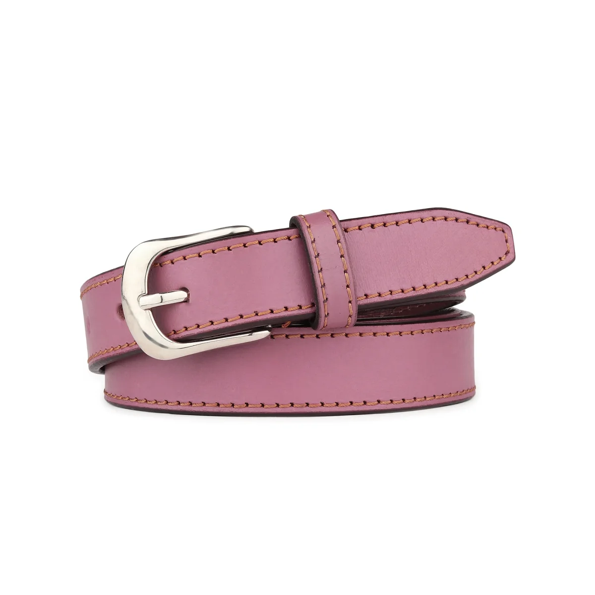 Women's Slim Leather Belt-Viola Purple - Imagen 2