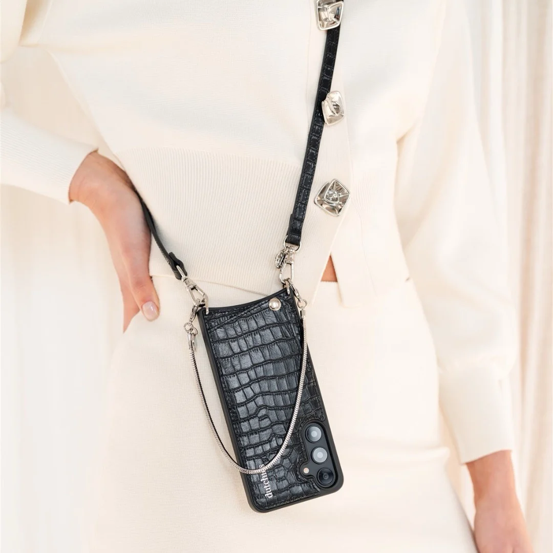 Phone Strap | Slimline Silver | Noir - Imagen 3