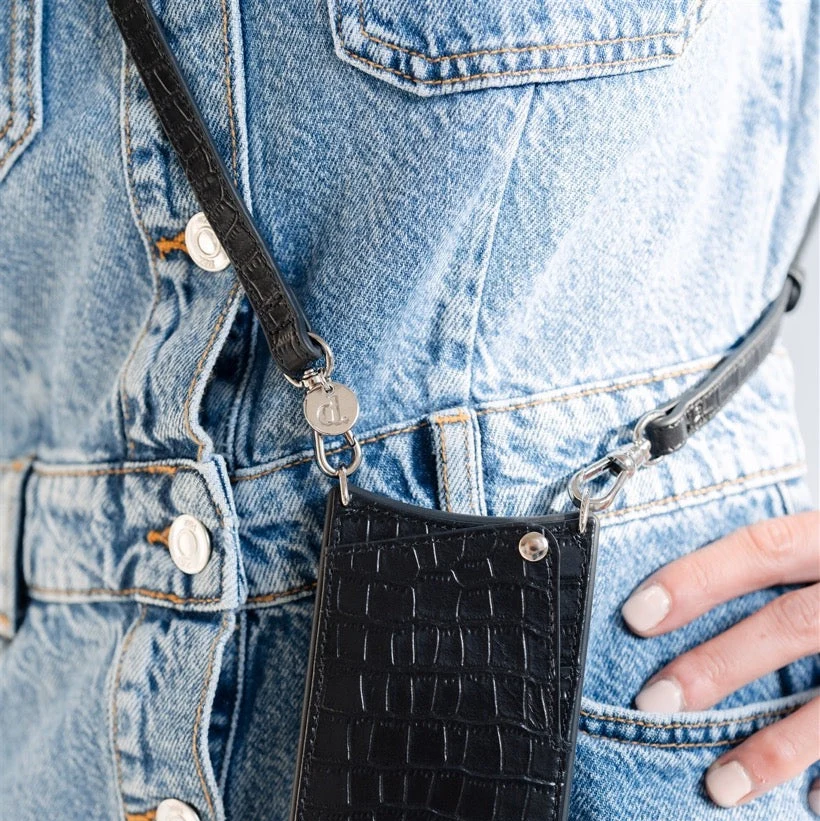 Phone Strap | Slimline Silver | Noir - Imagen 6