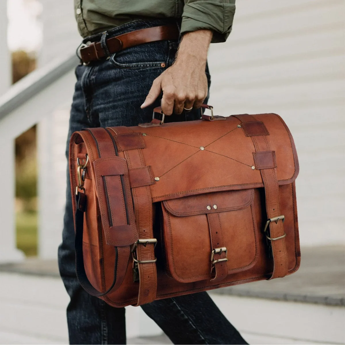 The Griffin Crossbody Messenger - Imagen 2