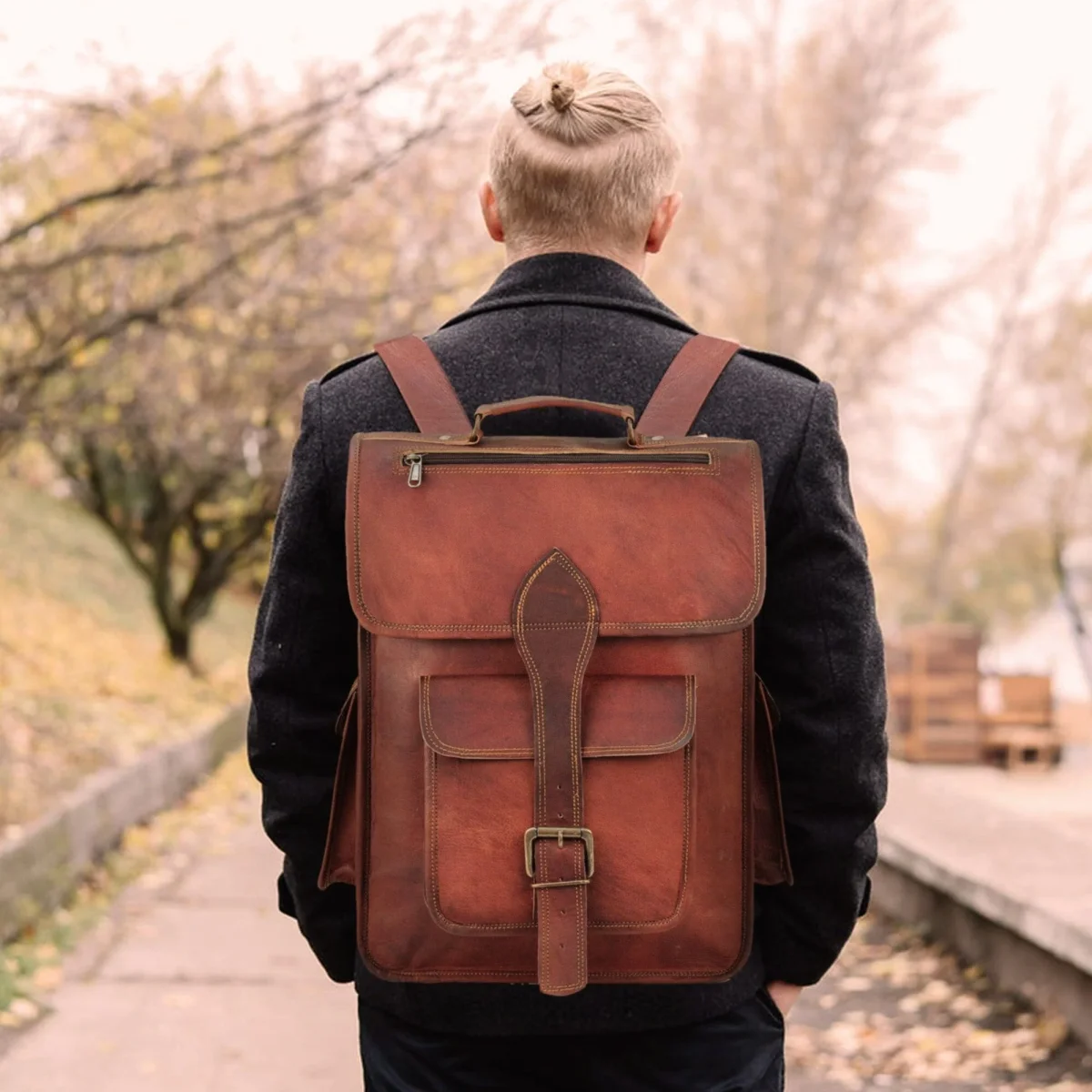 The Hughes Rustic Backpack - Imagen 3