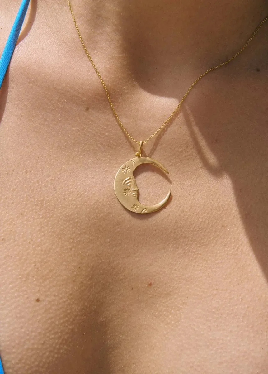 Collar Luna Oro - Imagen 5