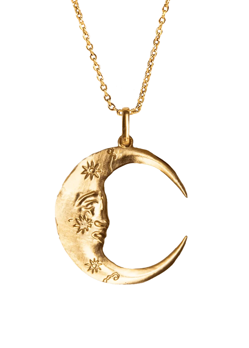 Collar Luna Oro