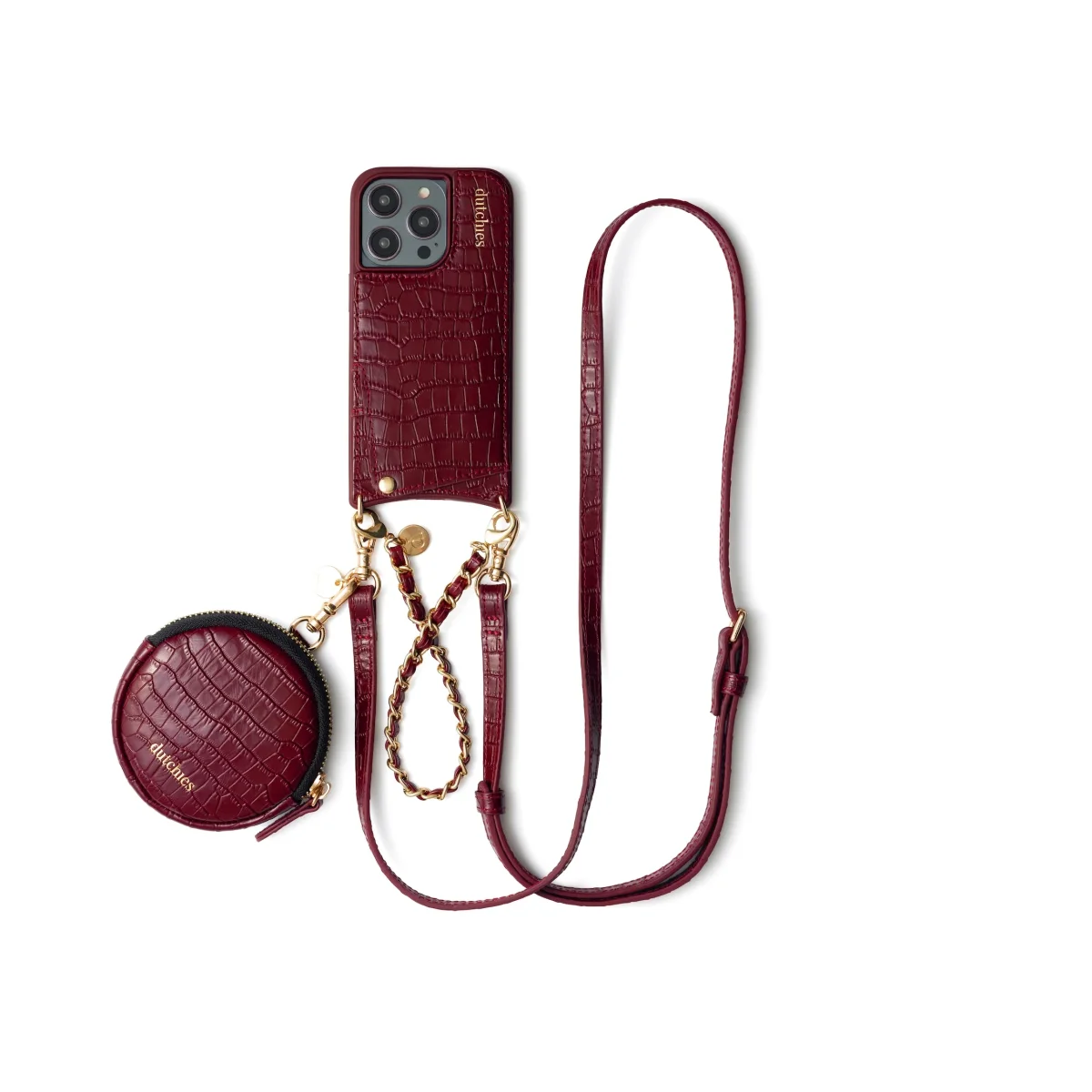 Luxury Set | iPhone | Burgundy - Imagen 2