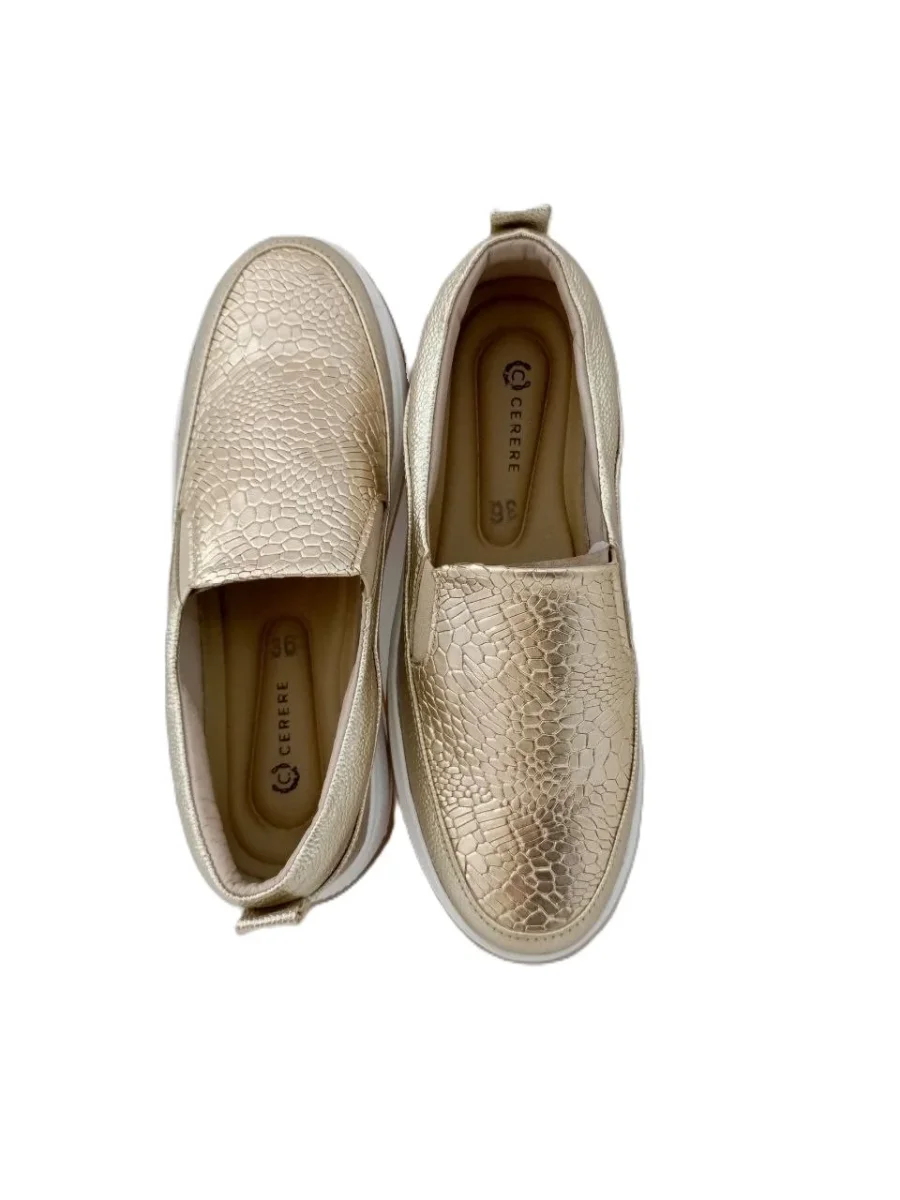 MOCASIN DAMA DORADO MODELO M2002 - Imagen 5