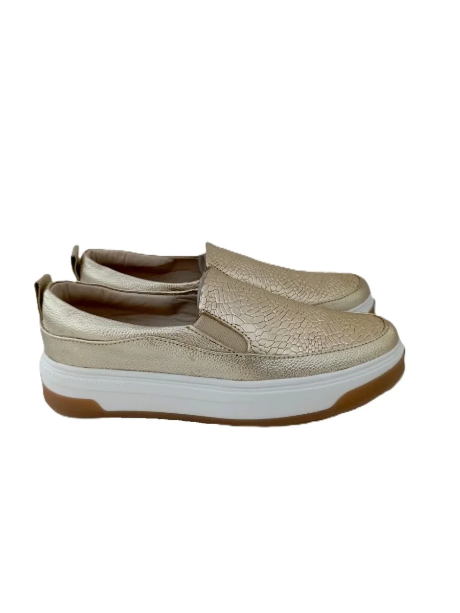 MOCASIN DAMA DORADO MODELO M2002 - Imagen 4