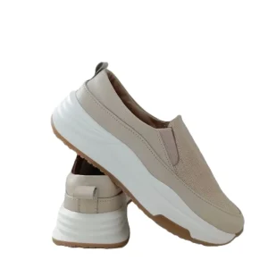 MOCASIN DAMA  BEIGE MODELO M2003