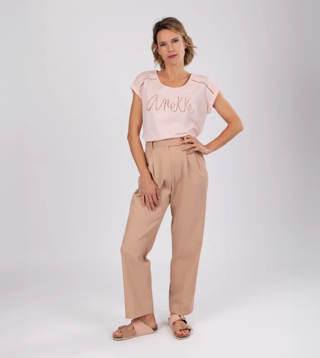Camiseta rosa Anekke - Imagen 3