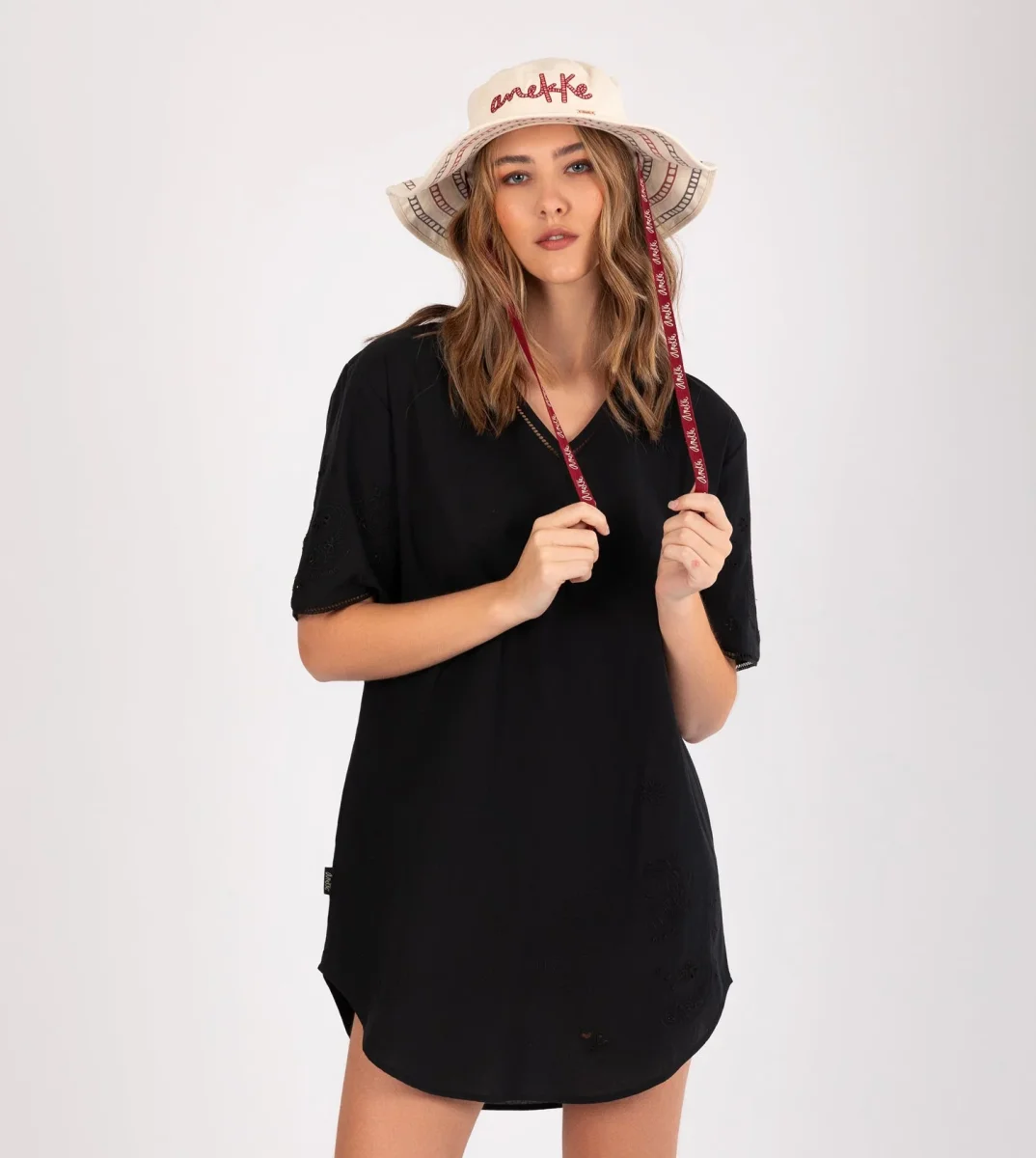 Gorro pescador blanco - Imagen 3