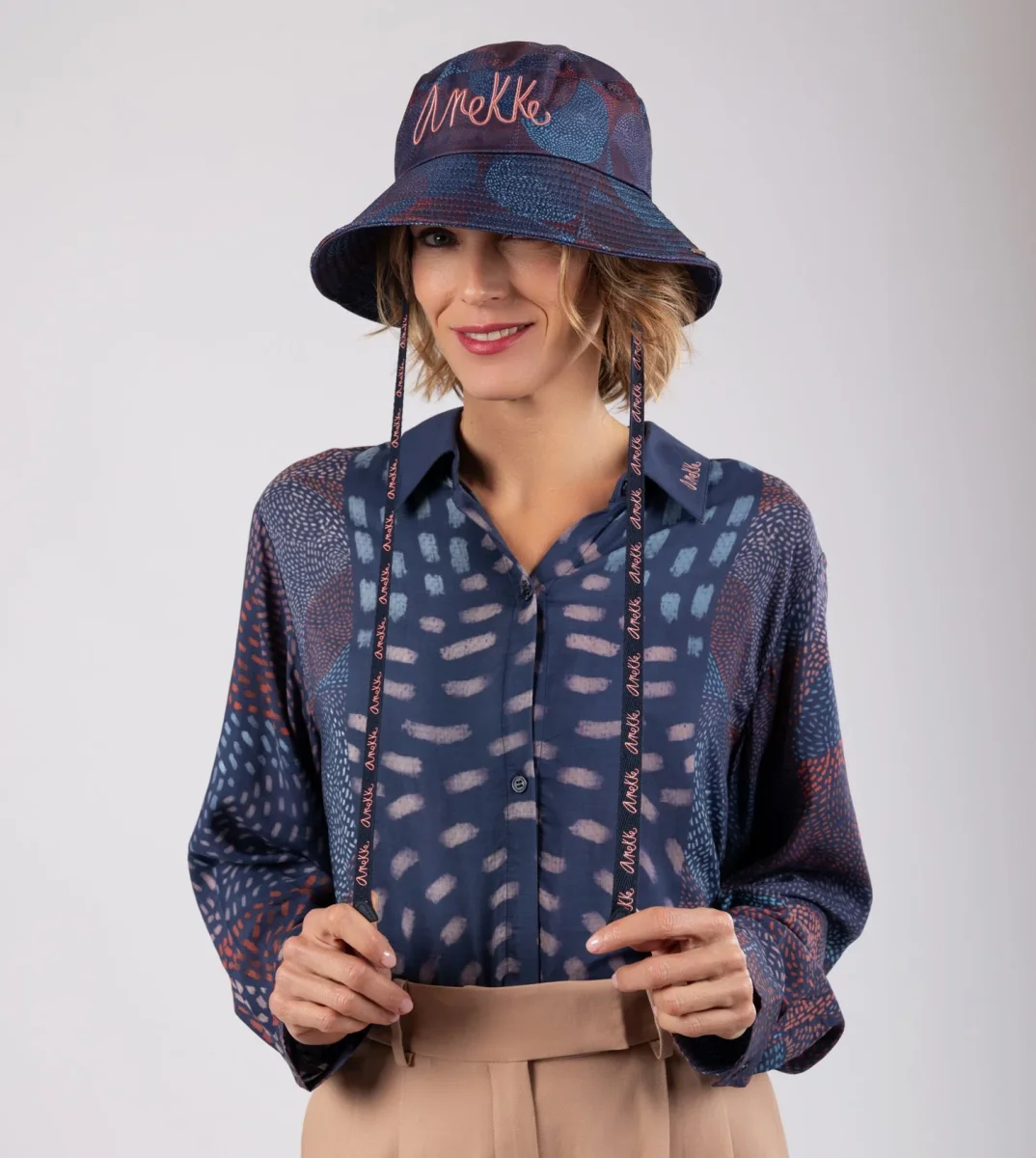 Gorro pescador azul - Imagen 3