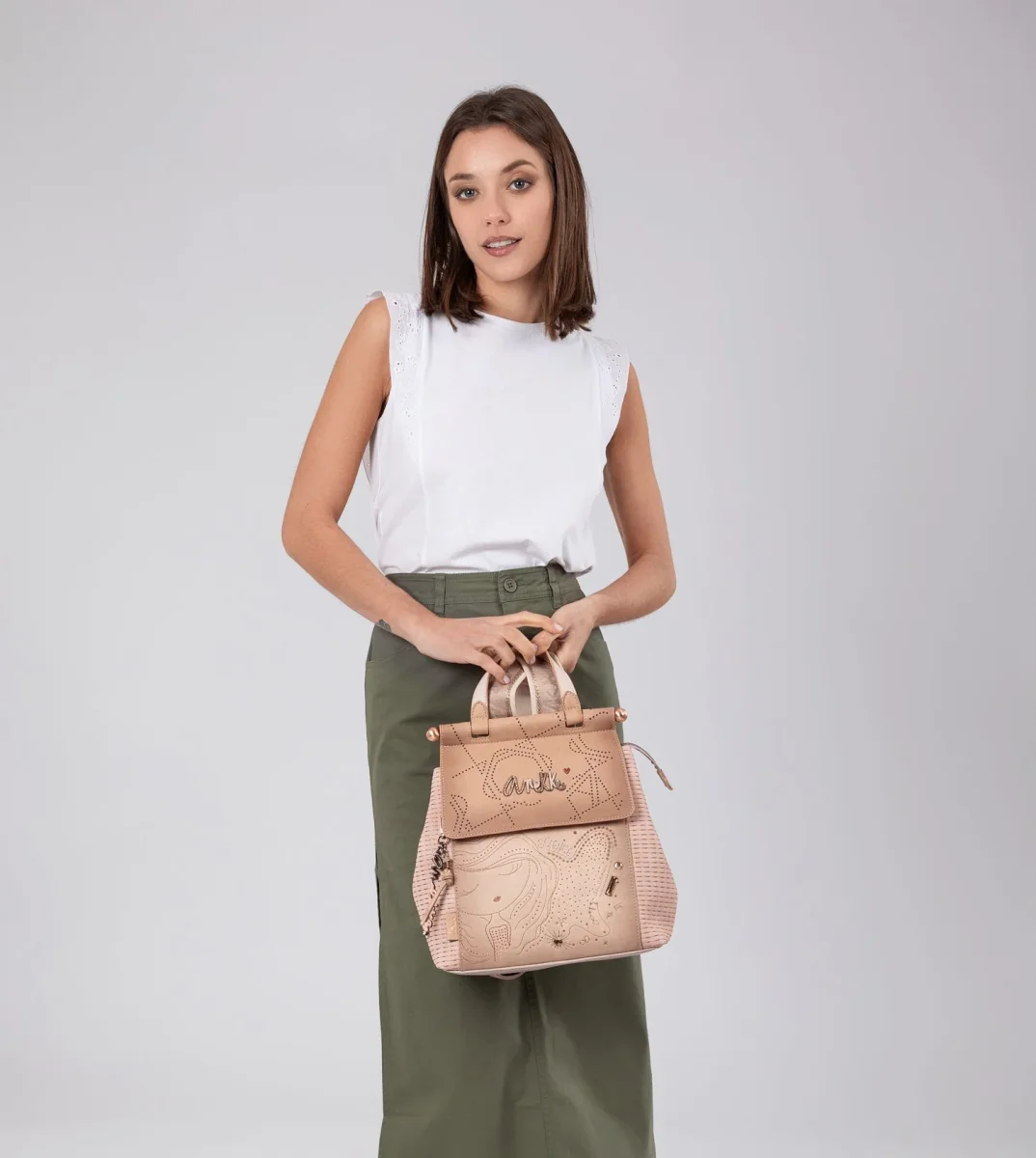 Mochila con solapa Nude Studio - Imagen 7