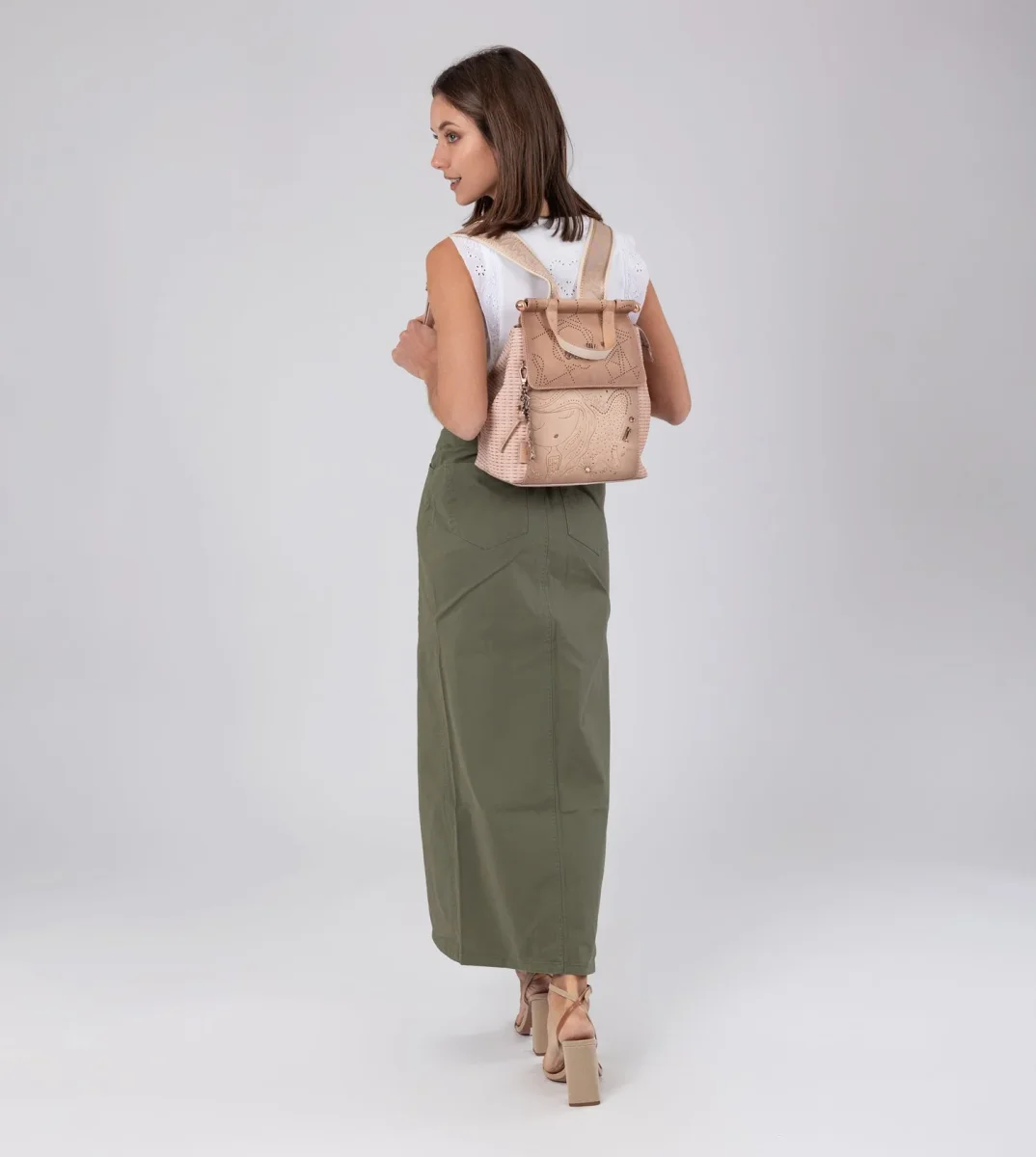 Mochila con solapa Nude Studio - Imagen 3