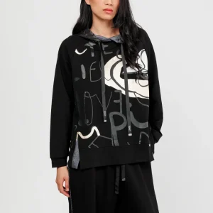 Sudadera con capucha negra Nature Koko