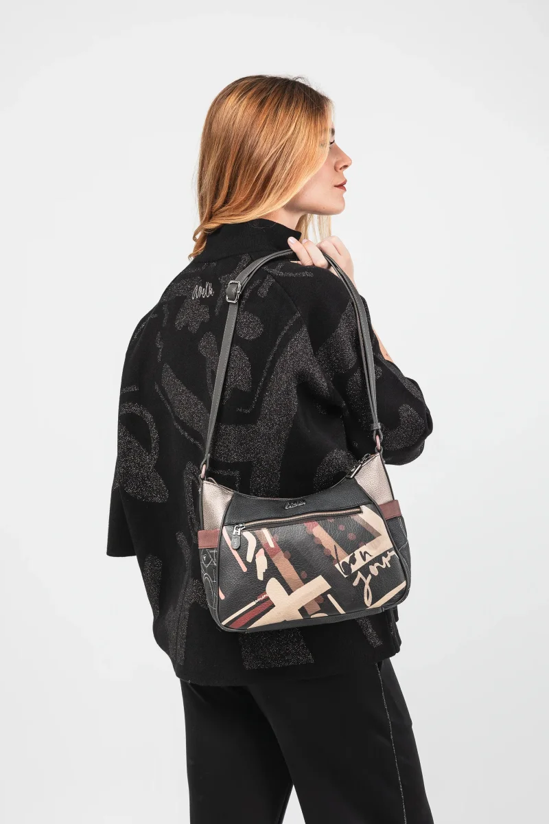 Bolso de hombro con bandolera grande Mademoiselle - Imagen 4