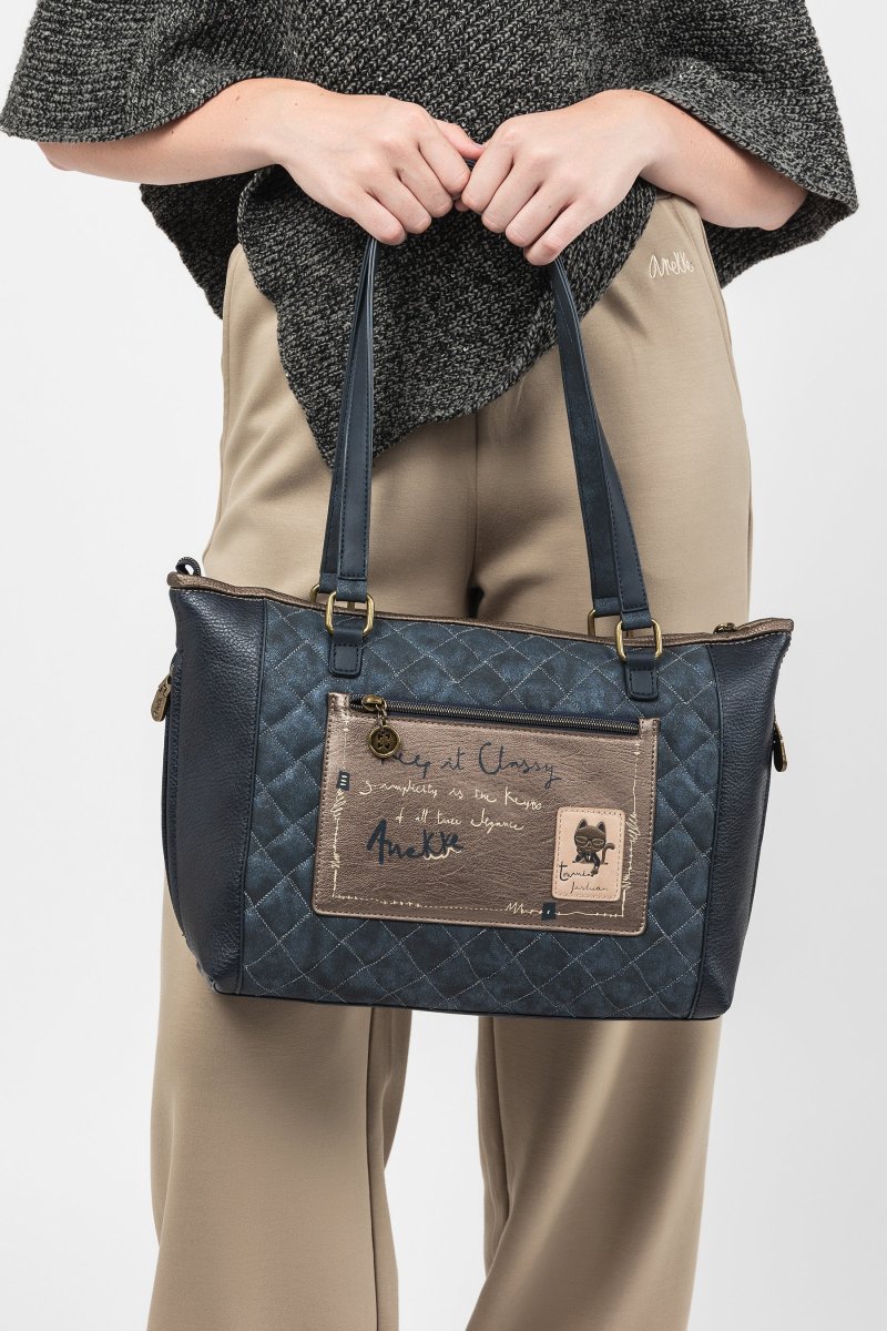 Bolso shopper con bandolera Studio - Imagen 5