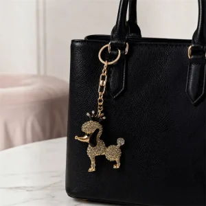 CHARM COLGANTE - POODLE REAL CRISTALES
