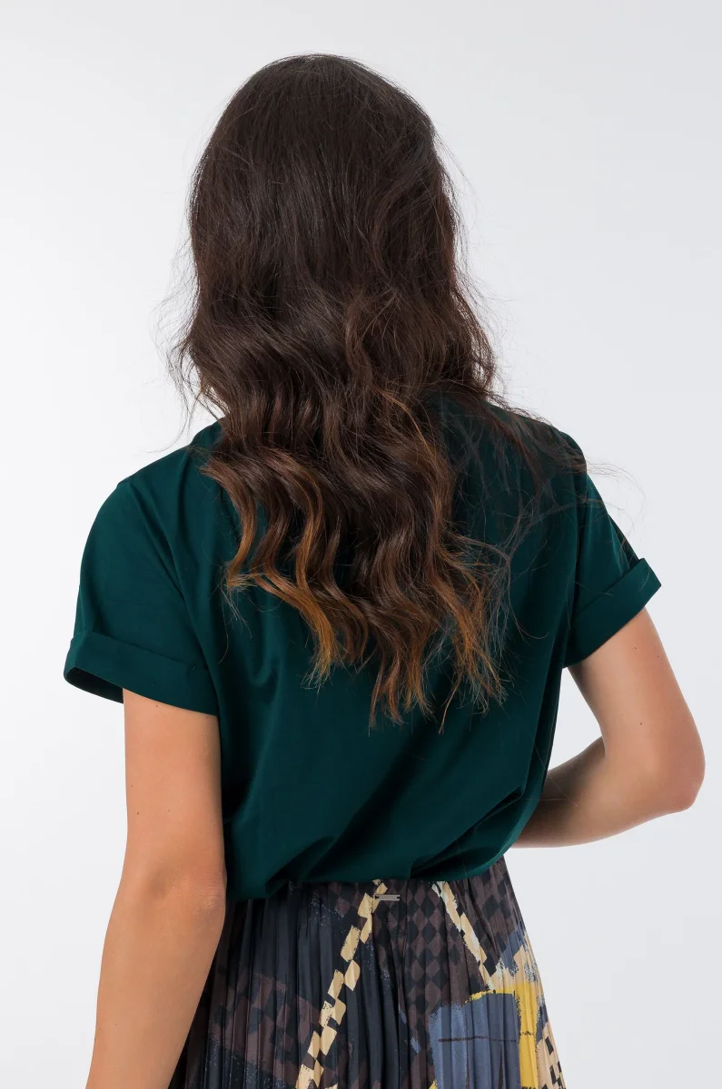 Camiseta azul con logo bordado Anekke - Imagen 6