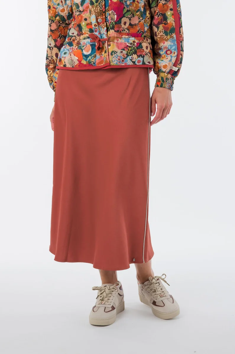 Falda fluida satinada - Imagen 6