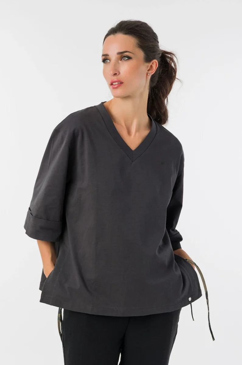 Camiseta gris de manga corta Anekke - Imagen 6