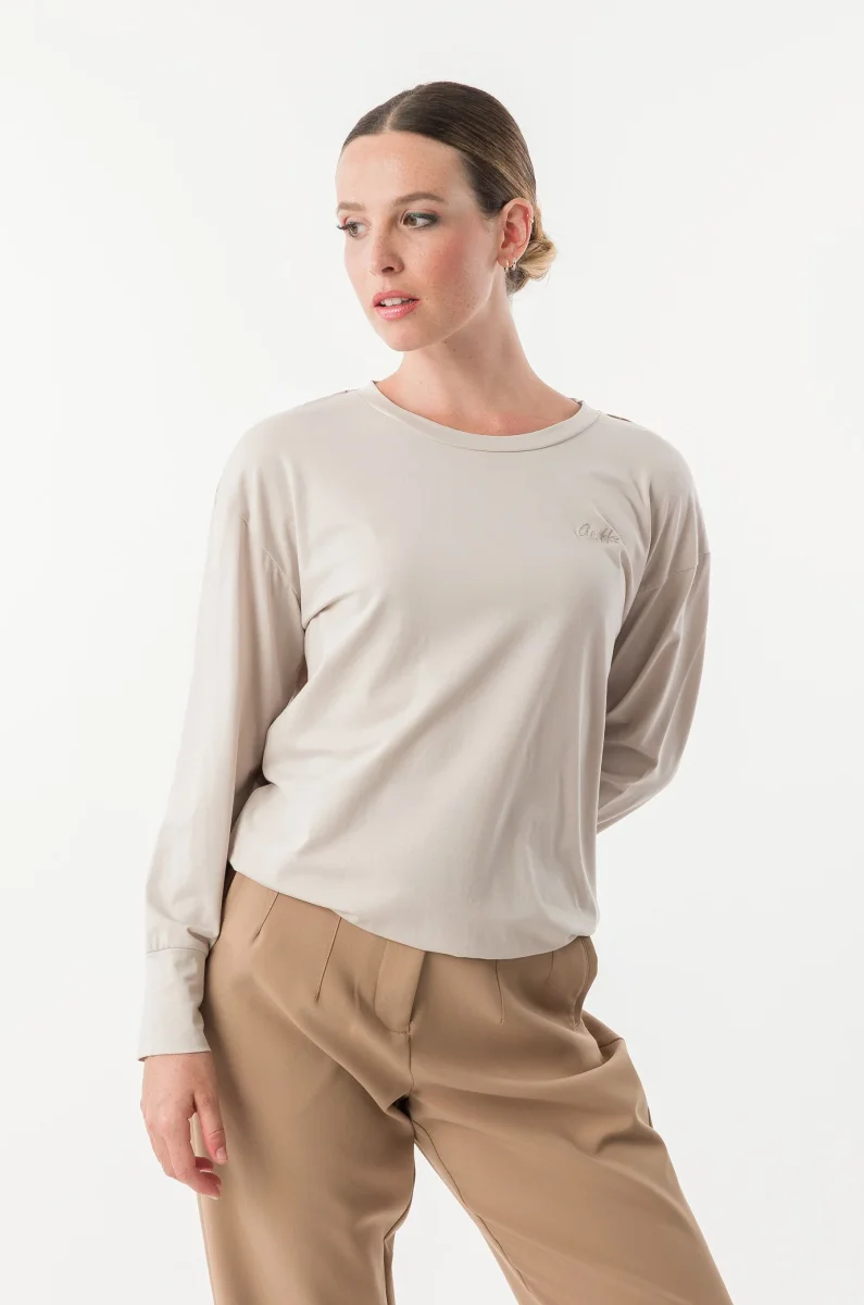 Jersey fino beige Anekke - Imagen 5